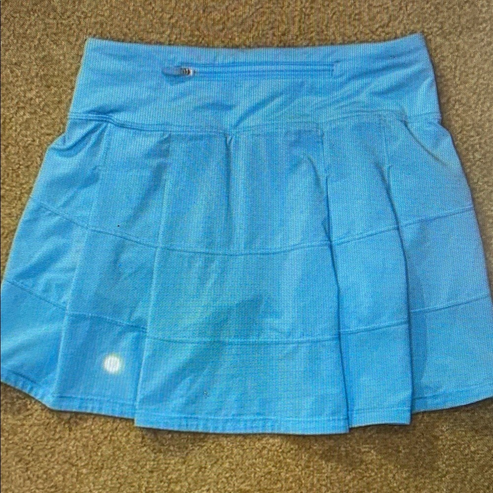 Lulu Lemon Pace Rival Midrise Skirt-Blue